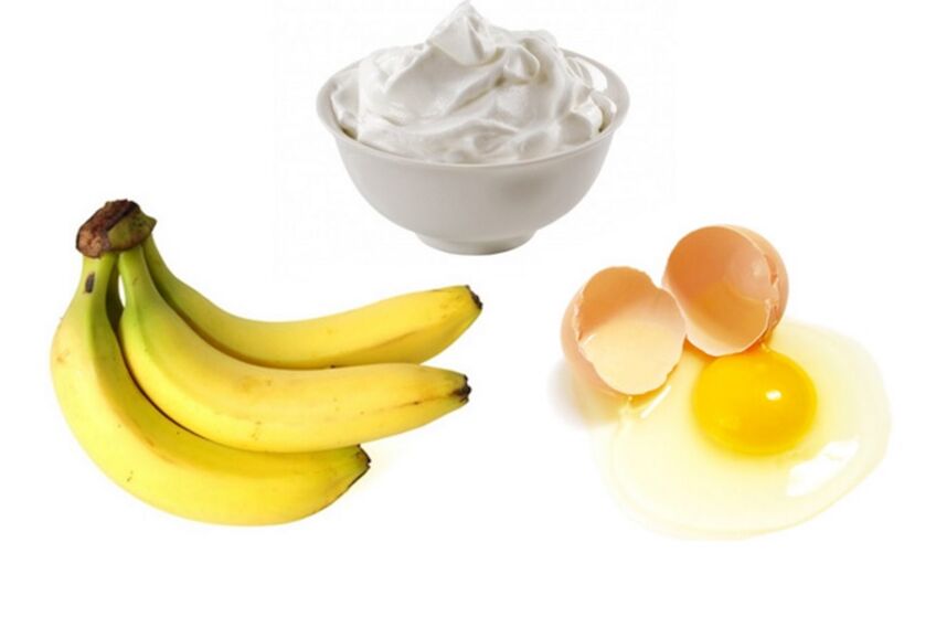 კვერცხისა და ბანანის ნიღაბი განკუთვნილია ყველა ტიპის კანისთვის